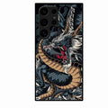 Midnight Dragon Glass Phone Case for Samsung Galaxy S24 Ultra 5G