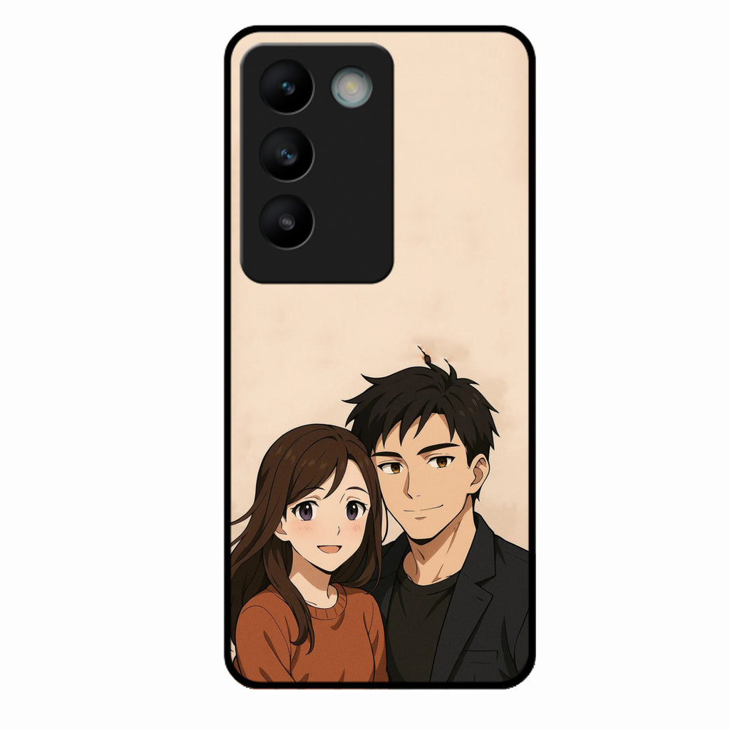 Custom Personalised Art Photo Glass Case for Vivo Y200E 5G