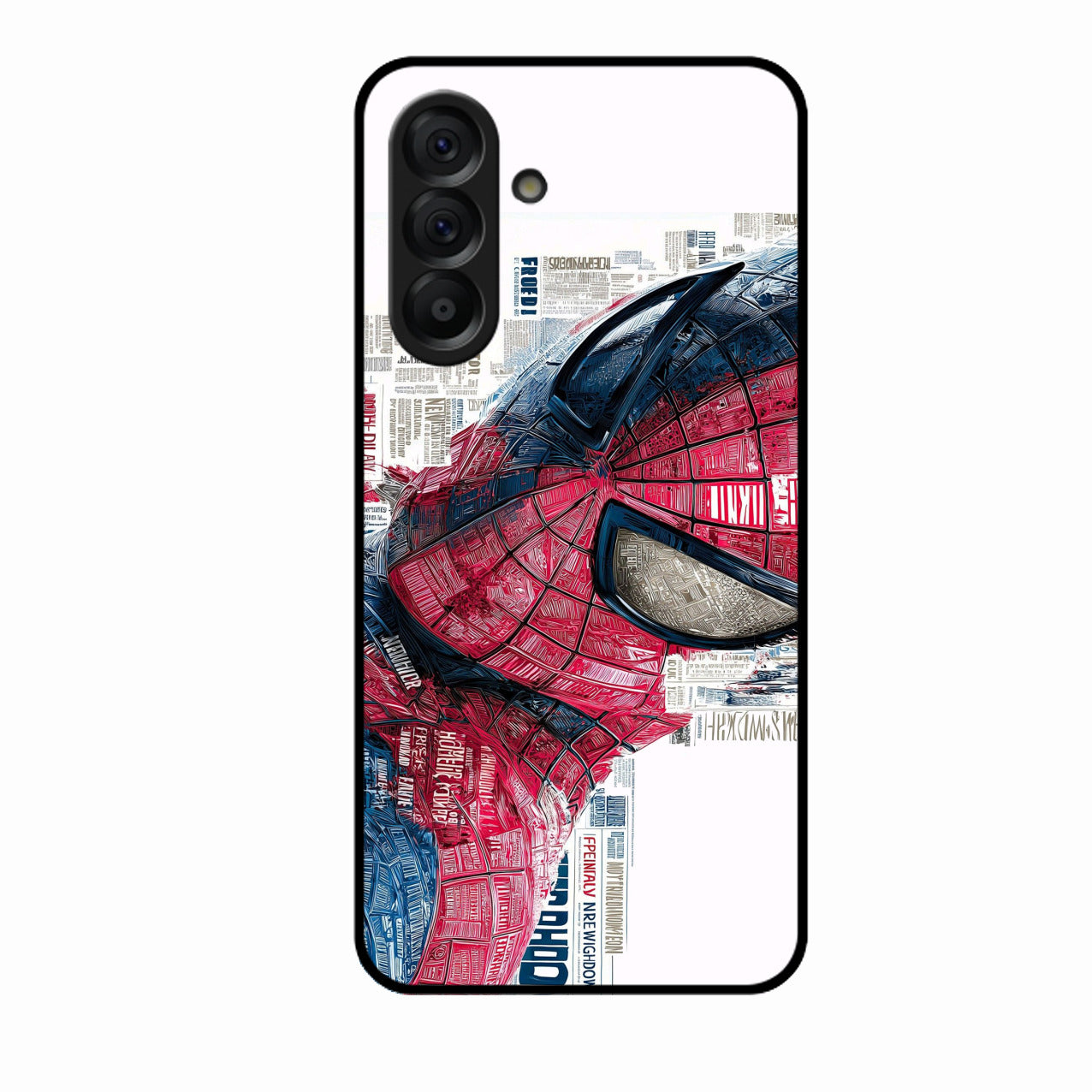 Red Blue Web Hero Glass Phone Cover for Samsung Galaxy A56 5G