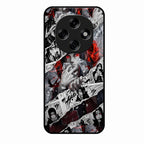 Itachi Uchiha Manga Collage Glass Phone Case for Oppo F31 Pro 5G