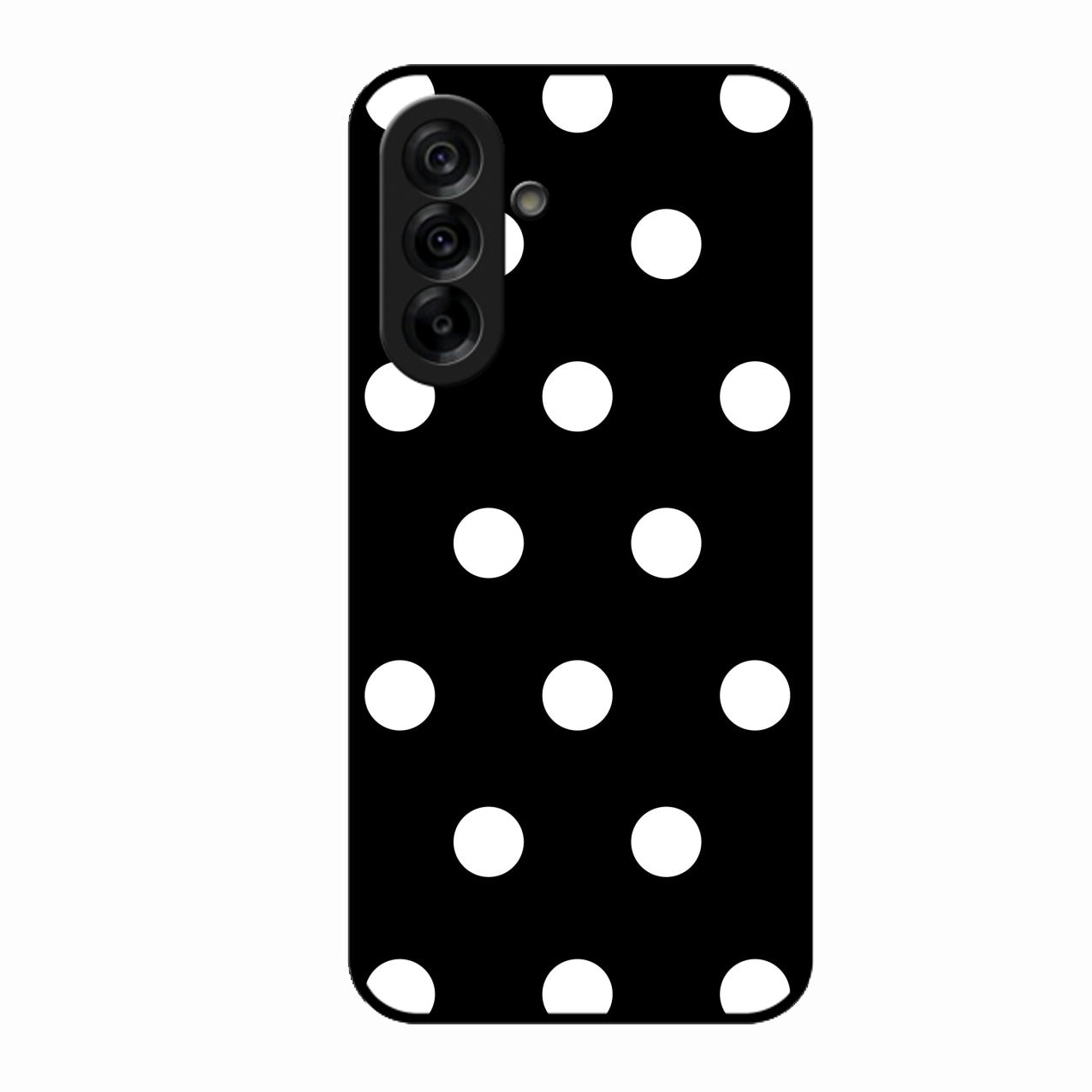 Classic Polka Dot Glass Phone Case for Samsung Galaxy A36 5G