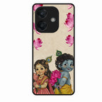Krishna Eternal Lotus Glass Case for Oppo A3X 5G