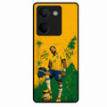 Golden Striker Glass Phone Case for Vivo Y300 Plus 5G