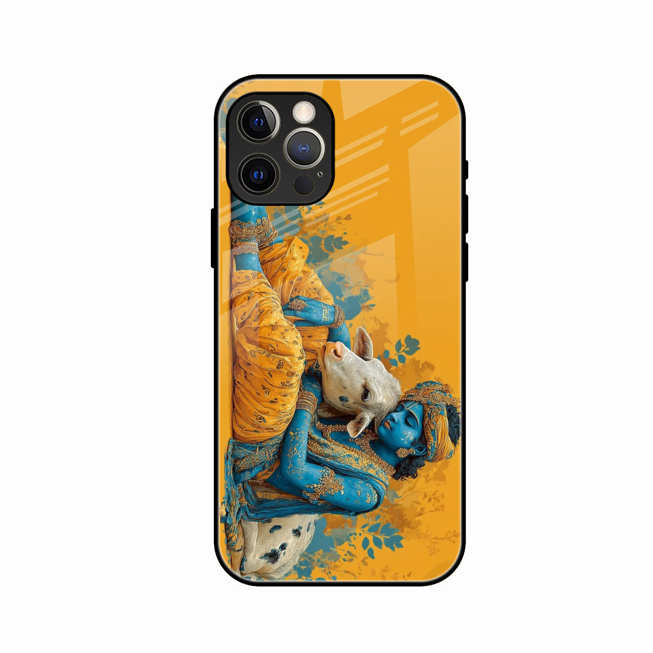 Divine Krishna Gopal Premium Glass Phone Case for iPhone 12 Pro