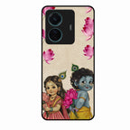 Krishna Eternal Lotus Glass Case for Vivo T1 Pro 5G