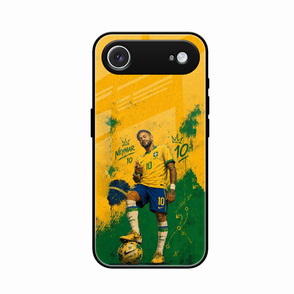 Golden Striker Glass Phone Case for iPhone Air