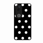 Classic Polka Dot Glass Phone Case for Vivo T4R 5G