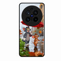 Rainy Day Cartoon Glass Phone Case for Vivo X200 Pro 5G
