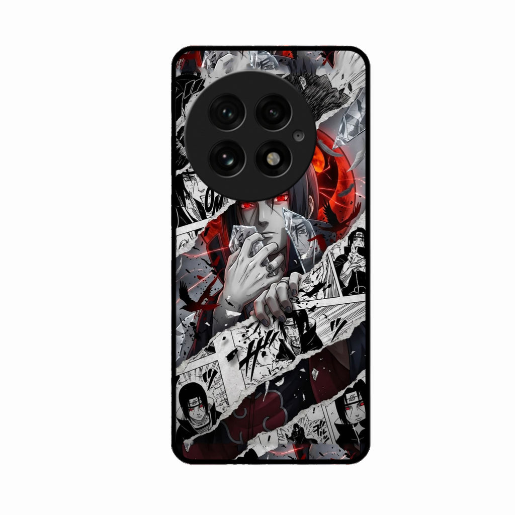 Itachi Uchiha Manga Collage Glass Phone Case for Oneplus 13 5G