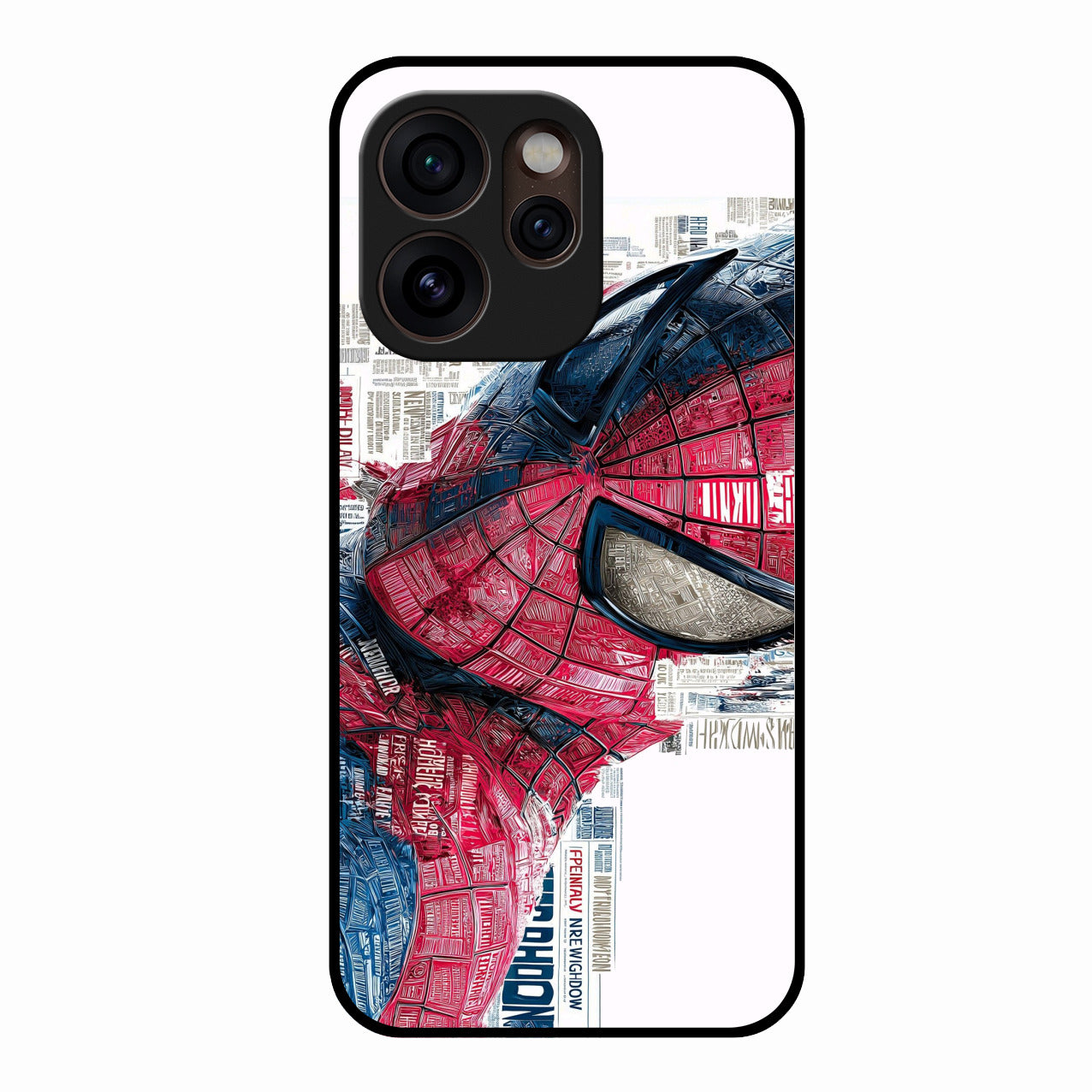 Red Blue Web Hero Glass Phone Cover for Oppo Reno 15 Pro Mini 5G