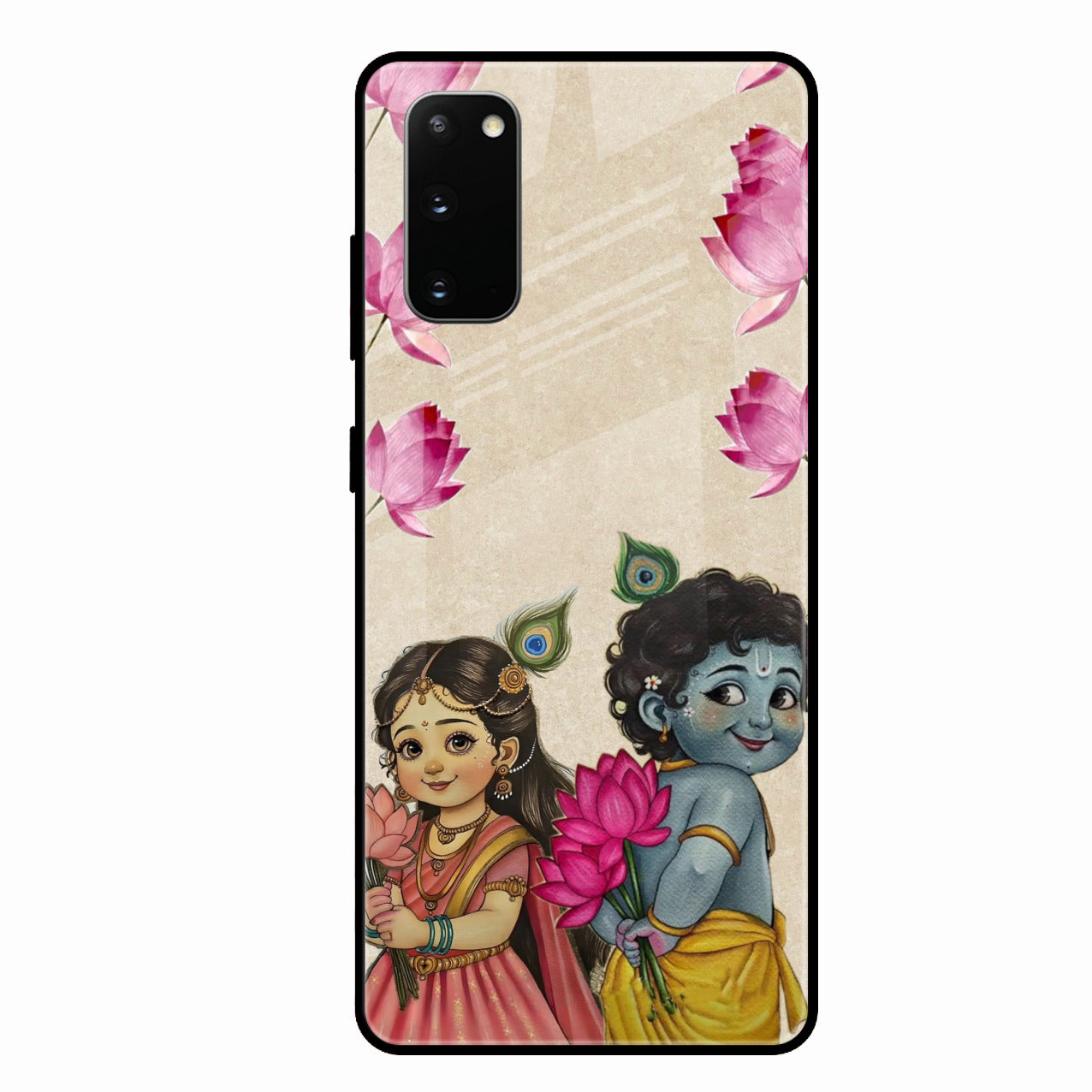 Krishna Eternal Lotus Glass Case for Samsung Galaxy S20 Fe 5G