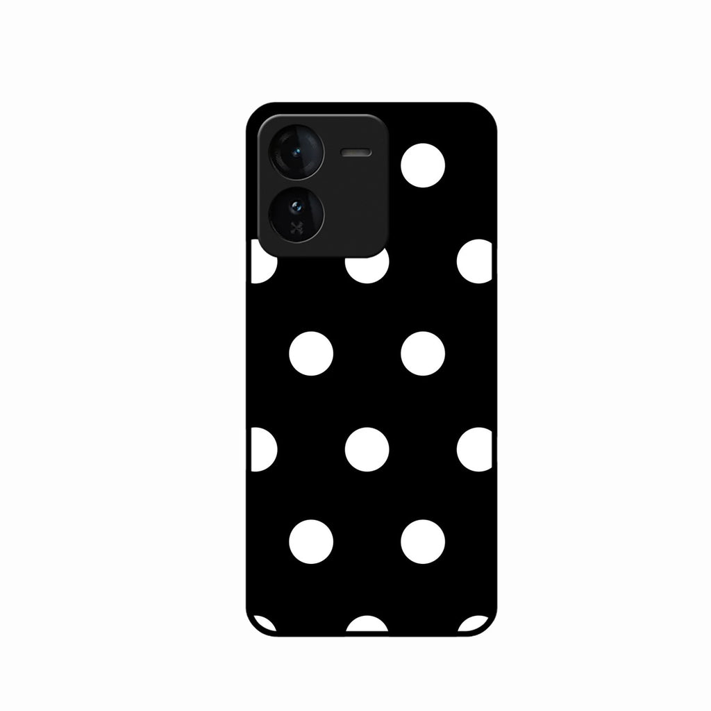 Classic Polka Dot Glass Phone Case for iQOO Z9 5G