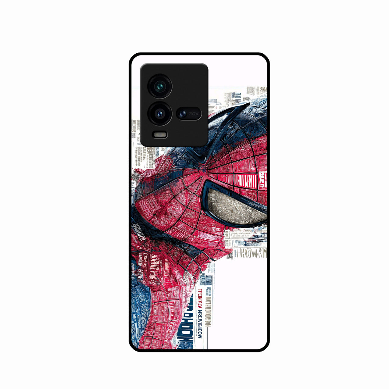 Red Blue Web Hero Glass Phone Cover for Motorola Edge 40 5G