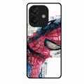 Red Blue Web Hero Glass Phone Cover for Oppo A3X 5G
