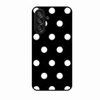 Classic Polka Dot Glass Phone Case for Samsung Galaxy A26 5G
