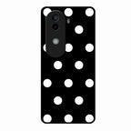 Classic Polka Dot Glass Phone Case for Vivo V40E 5G