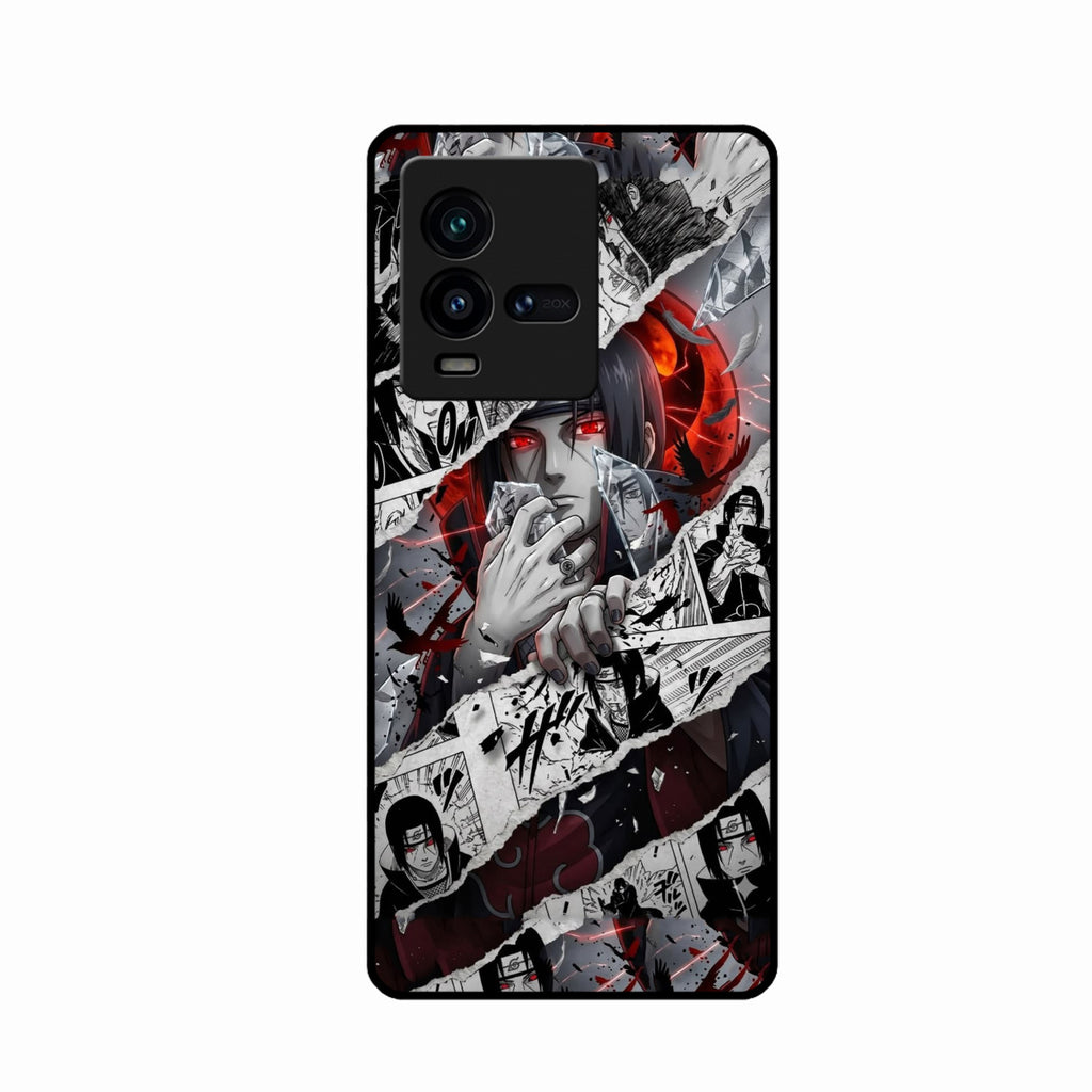 Itachi Uchiha Manga Collage Glass Phone Case for iQOO 9T 5G