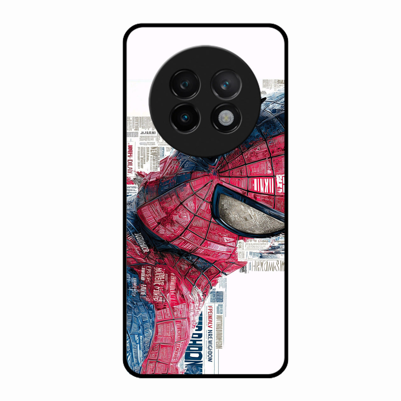 Red Blue Web Hero Glass Phone Cover for Realme 13 Plus 5G