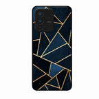 Midnight Gold Geometric Premium Glass Phone Case for Vivo V23 Pro 5G