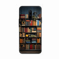 Colorful Bookshelf Art Glass Case Cover for Oneplus 7 Pro