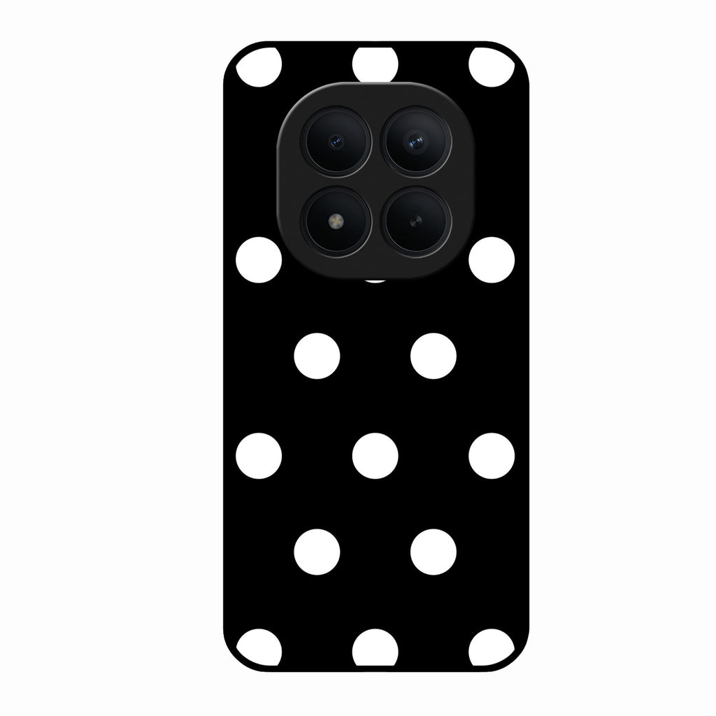 Classic Polka Dot Glass Phone Case for Redmi Note 15 Pro Plus 5G