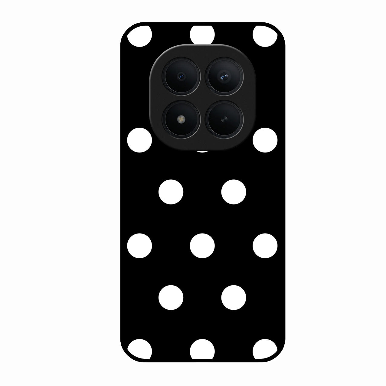 Classic Polka Dot Glass Phone Case for Redmi Note 15 Pro Plus 5G