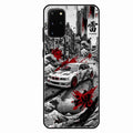 Japanese Wave Drift Racing Premium Glass Phone Case for Samsung Galaxy S20 Plus