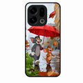Rainy Day Cartoon Glass Phone Case for Oppo Find X9 5G