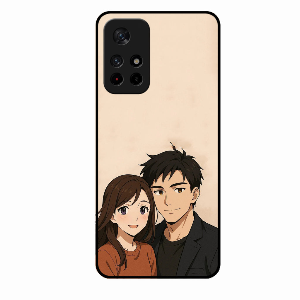 Custom Personalised Art Photo Glass Case for Redmi Note 11T 5G