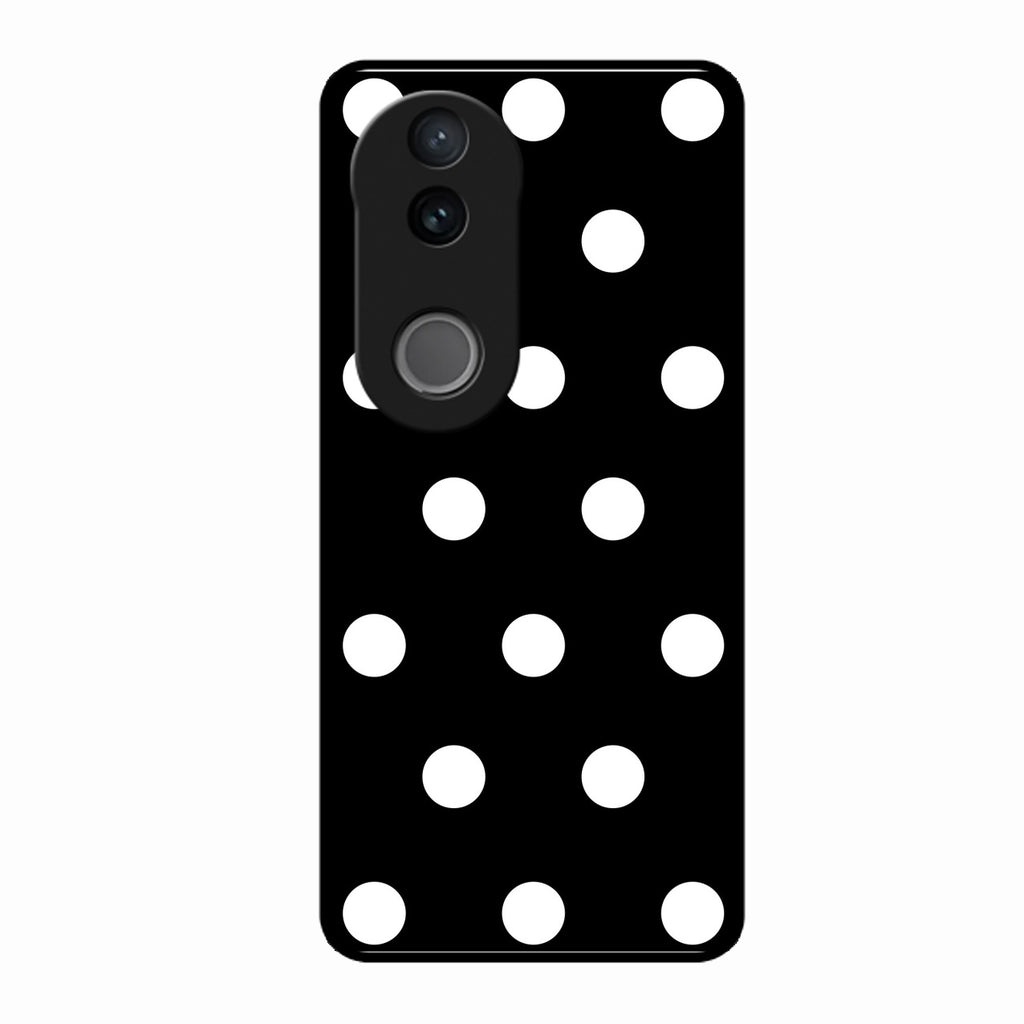 Classic Polka Dot Glass Phone Case for Vivo V50 5G