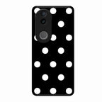 Classic Polka Dot Glass Phone Case for Vivo V50 5G