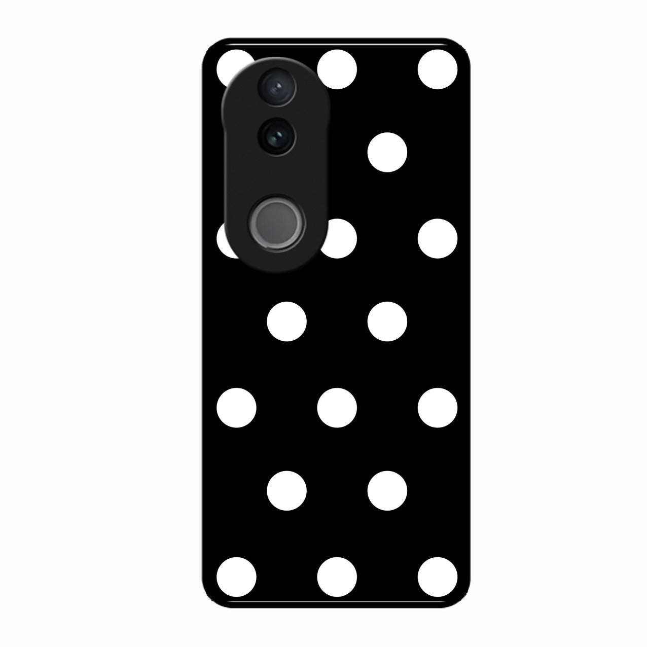 Classic Polka Dot Glass Phone Case for Vivo V50 5G