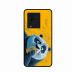 Cute Panda Sketch Premium Glass Phone Case for iQOO Neo 7 5G