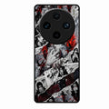 Itachi Uchiha Manga Collage Glass Phone Case for Vivo X100 5G