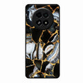 Black Gold Marble Glass Phone Case for Realme 13 5G