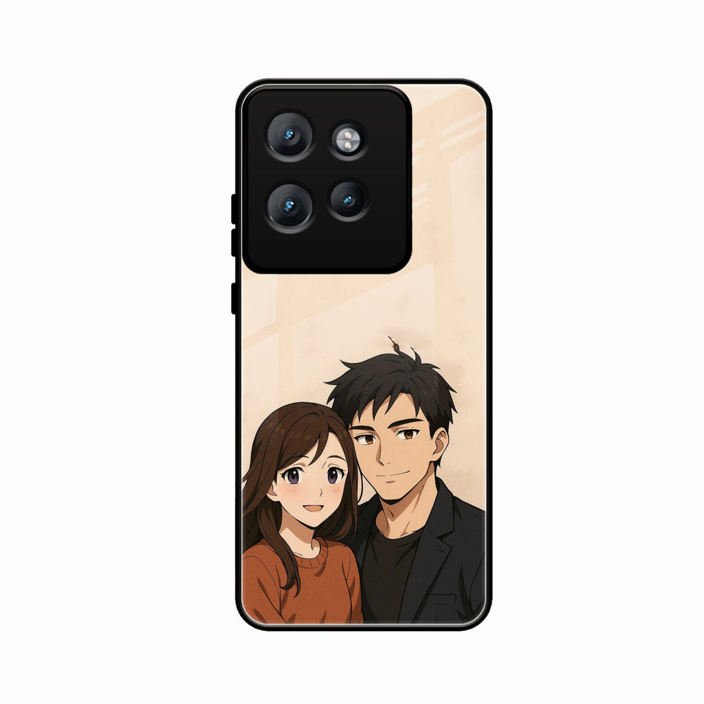 Custom Personalised Art Photo Glass Case for Motorola Edge 50