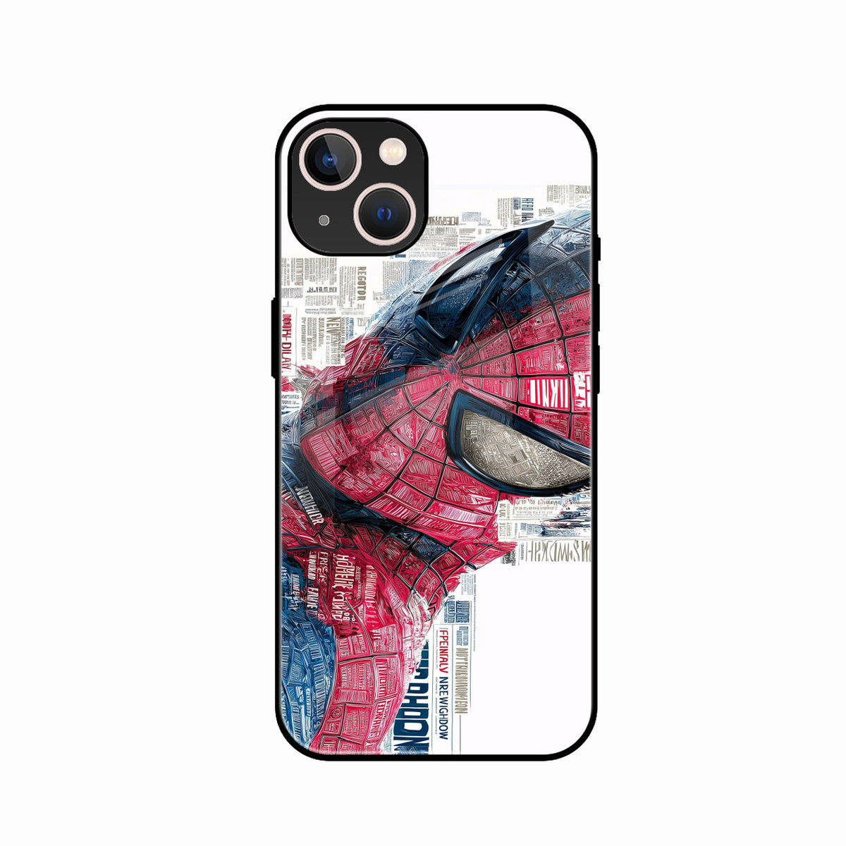 Red Blue Web Hero Glass Phone Cover for iPhone 13 mini - ShopOnCliQ