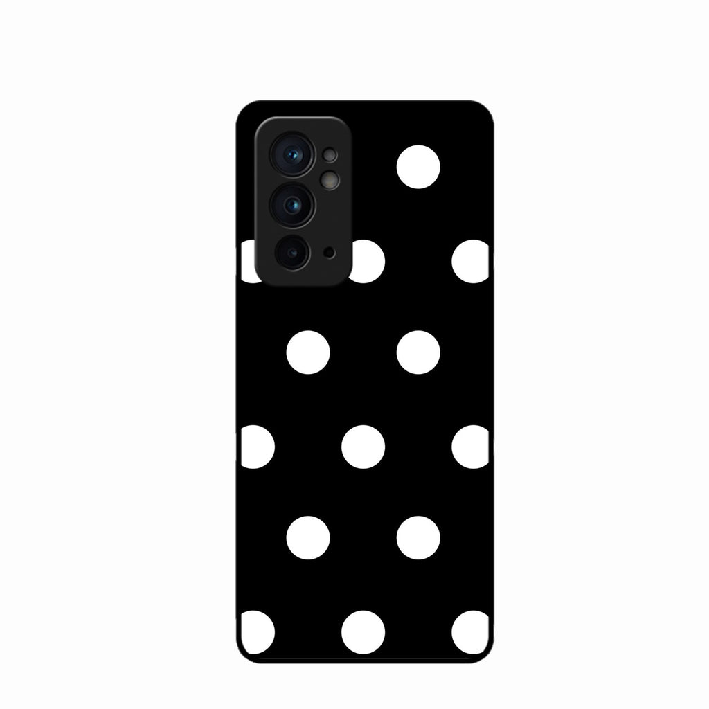 Classic Polka Dot Glass Phone Case for Oneplus 9Rt 5G