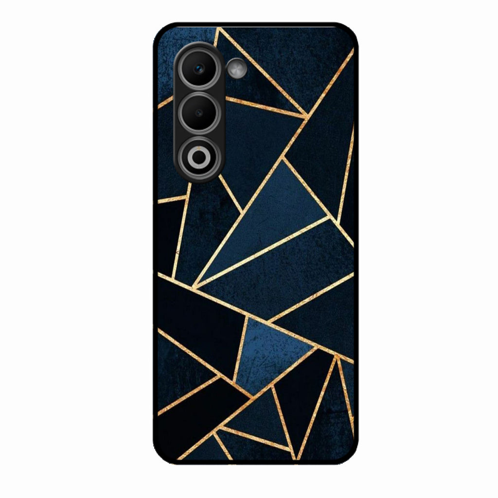 Midnight Gold Geometric Premium Glass Phone Case for Oppo K13X 5G