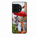 Rainy Day Cartoon Glass Phone Case for Oneplus 11R 5G