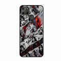 Itachi Uchiha Manga Collage Glass Phone Case for Realme C21Y