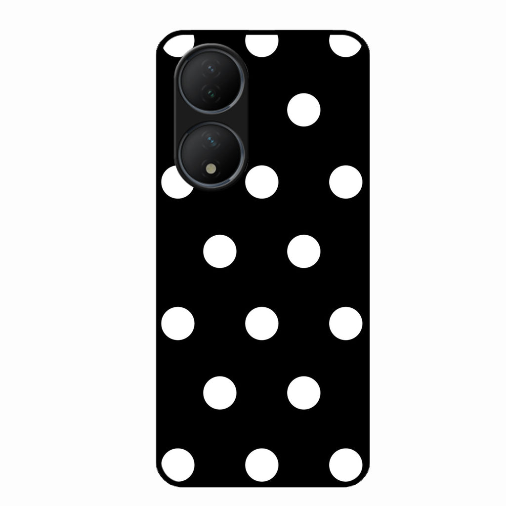 Classic Polka Dot Glass Phone Case for Vivo Y100A 5G