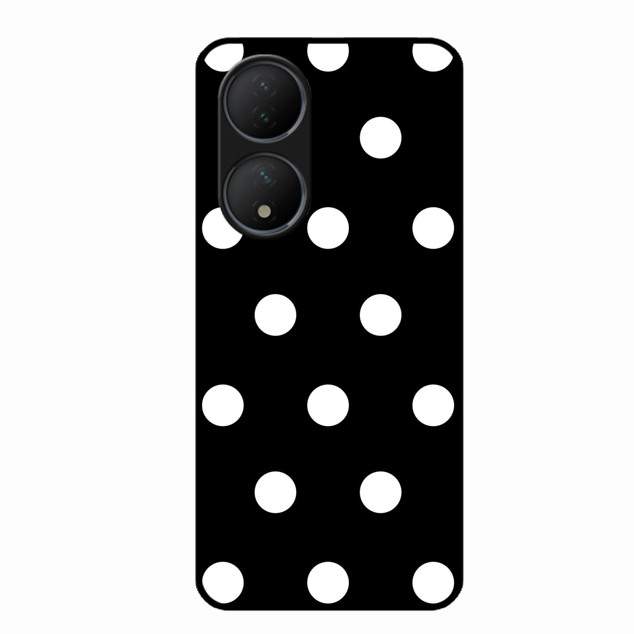 Classic Polka Dot Glass Phone Case for Vivo Y100A 5G