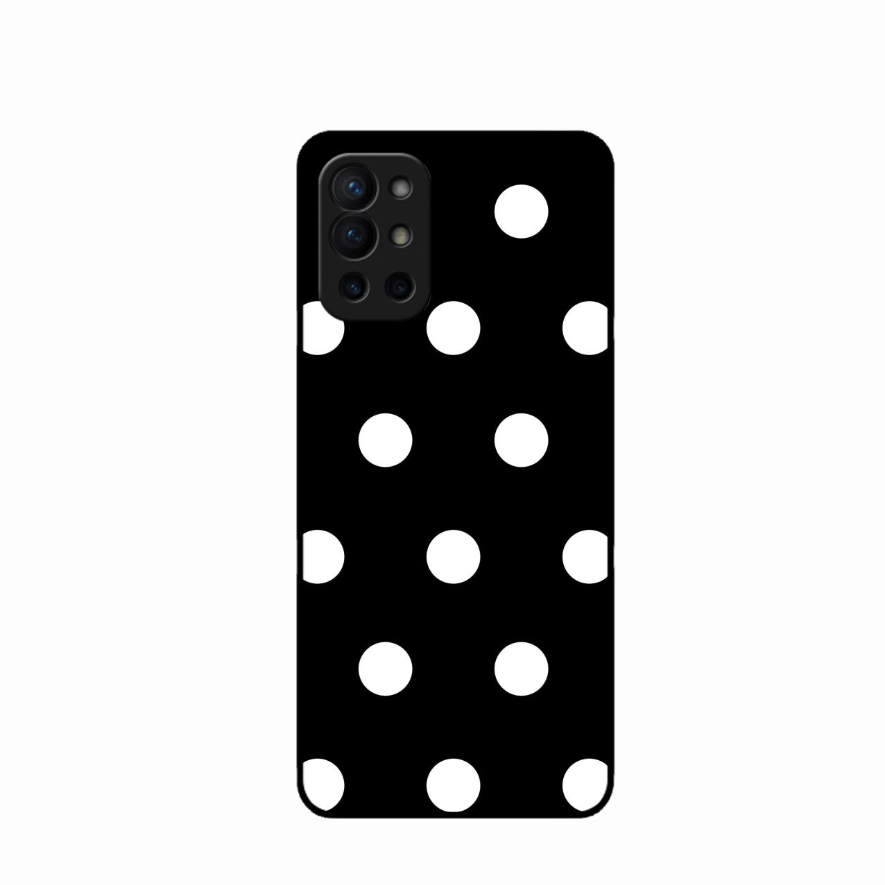 Classic Polka Dot Glass Phone Case for Oneplus 9R 5G