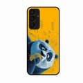 Cute Panda Sketch Premium Glass Phone Case for Samsung Galaxy A25 5G