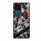 Itachi Uchiha Manga Collage Glass Phone Case for Vivo V30 5G