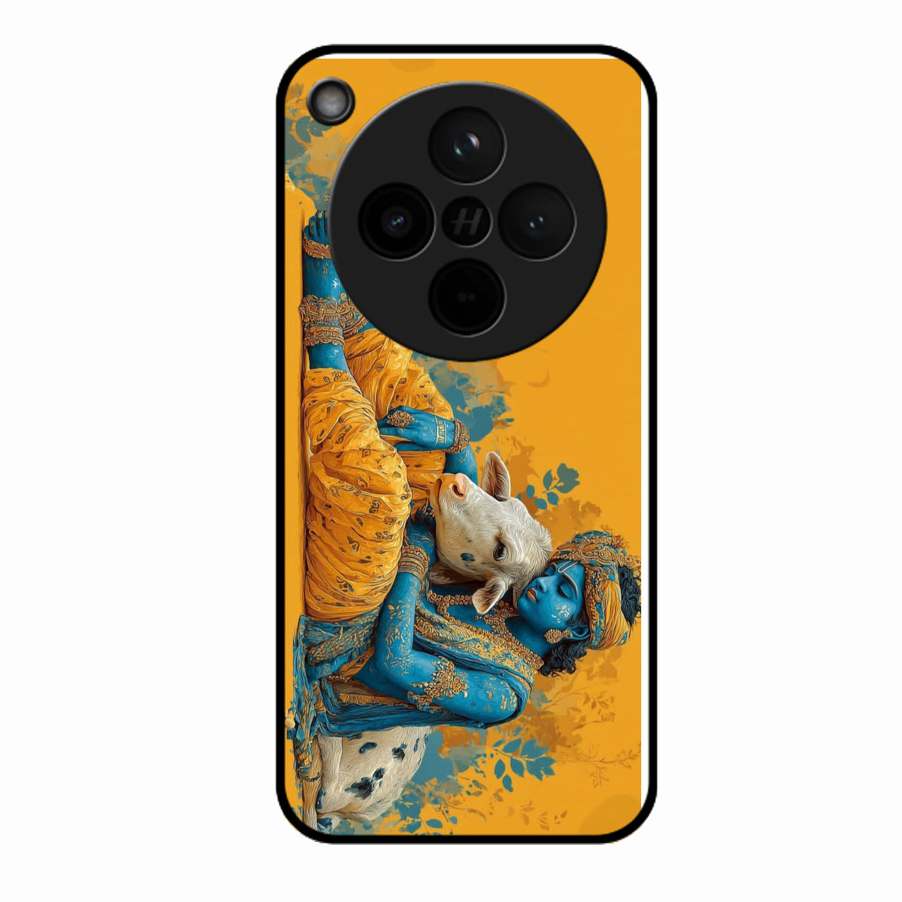 Divine Krishna Gopal Premium Glass Phone Case for Oppo Find X8 5G