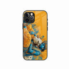Divine Krishna Gopal Premium Glass Phone Case for iPhone 15 Pro Max