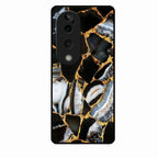 Black Gold Marble Glass Phone Case for Vivo T3 Ultra - ShopOnCliQ