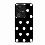 Classic Polka Dot Glass Phone Case for Vivo T4X 5G